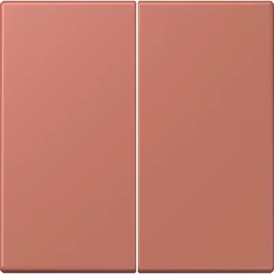JUNG bedieningselement 2-voudig voor KNX taster F10 Les Couleurs terre sienne brique 236 (LC 102 236)