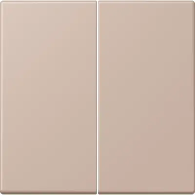 JUNG bedieningselement 2-voudig voor KNX taster F10 Les Couleurs ombre brulee claire 240 (LC 102 240)