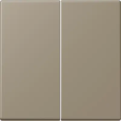 JUNG bedieningselement 2-voudig voor KNX taster F10 Les Couleurs ombre naturelle moyenne 242 (LC 102 242)