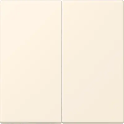 JUNG bedieningselement 2-voudig voor KNX taster F10 Les Couleurs blanc ivoire 245 (LC 102 245)