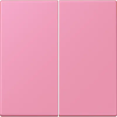 JUNG bedieningselement 2-voudig voor KNX taster F10 Les Couleurs rose vif 246 (LC 102 246)