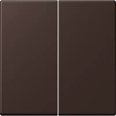 JUNG bedieningselement 2-voudig voor KNX taster F10 Les Couleurs terre d'ombre brulee 59 252 (LC 102 252)