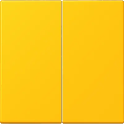 JUNG bedieningselement 2-voudig voor KNX taster F10 Les Couleurs le jaune vif 263 (LC 102 263)