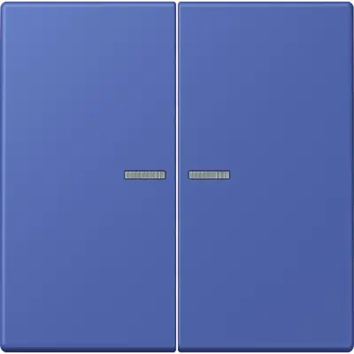 JUNG HOME schakelwip voor KNX-taster 2-voudig Les Couleurs bleu outremer 31 206 (LC 102 KO5 206)