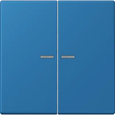 JUNG HOME schakelwip voor KNX-taster 2-voudig Les Couleurs bleu ceruleen 31 211 (LC 102 KO5 211)