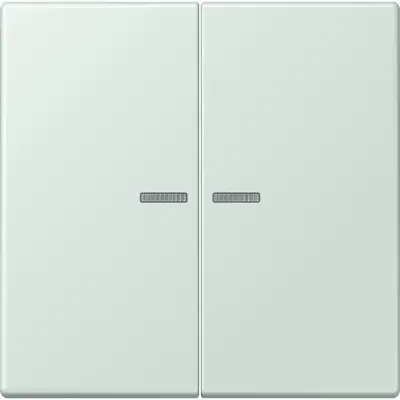 JUNG HOME schakelwip voor KNX-taster 2-voudig Les Couleurs ceruleen pale 215 (LC 102 KO5 215)