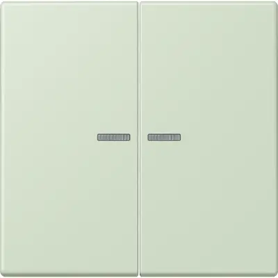 JUNG HOME schakelwip voor KNX-taster 2-voudig Les Couleurs vert anglais pale 218 (LC 102 KO5 218)