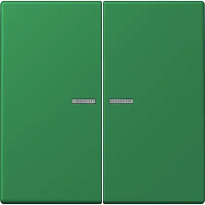 JUNG HOME schakelwip voor KNX-taster 2-voudig Les Couleurs vert fonce 219 (LC 102 KO5 219)