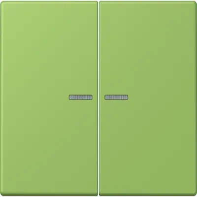 JUNG HOME schakelwip voor KNX-taster 2-voudig Les Couleurs vert 31 220 (LC 102 KO5 220)