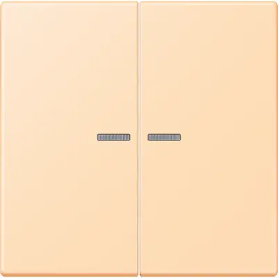 JUNG HOME schakelwip voor KNX-taster 2-voudig Les Couleurs ocre 223 (LC 102 KO5 223)