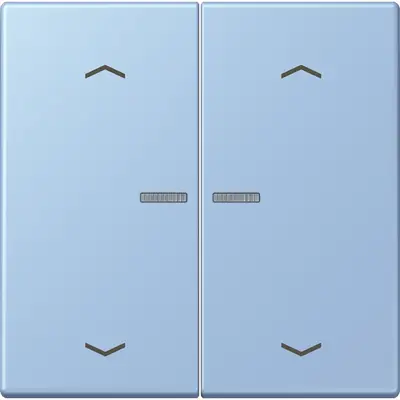 JUNG HOME schakelwip voor KNX-taster 2-voudig met pijlsymbolen Les Couleurs outremer moyen 207 (LC 102 KO5P 207)
