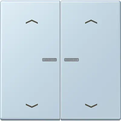 JUNG HOME schakelwip voor KNX-taster 2-voudig met pijlsymbolen Les Couleurs outremer clair 208 (LC 102 KO5P 208)