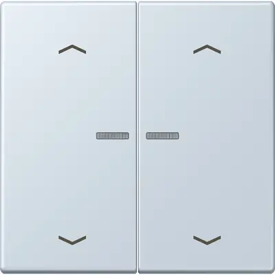 JUNG HOME schakelwip voor KNX-taster 2-voudig met pijlsymbolen Les Couleurs outremer pale 209 (LC 102 KO5P 209)