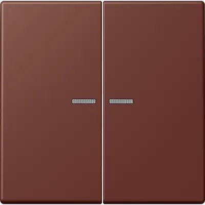 JUNG HOME schakelwip voor KNX-taster 2-voudig Les Couleurs terre sienne brulee 31 235 (LC 102 KO5 235)