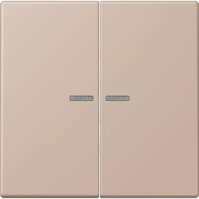 JUNG HOME schakelwip voor KNX-taster 2-voudig Les Couleurs ombre brulee claire 240 (LC 102 KO5 240)