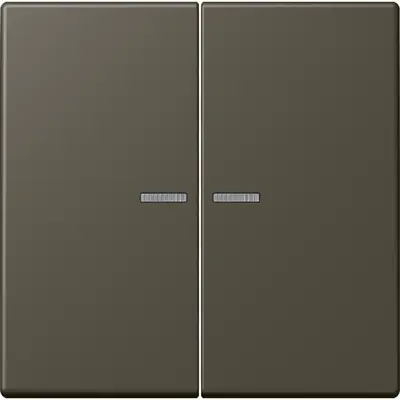 JUNG HOME schakelwip voor KNX-taster 2-voudig Les Couleurs ombre naturelle 31 241 (LC 102 KO5 241)