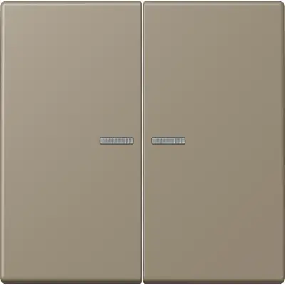 JUNG HOME schakelwip voor KNX-taster 2-voudig Les Couleurs ombre naturelle moyenne 242 (LC 102 KO5 242)
