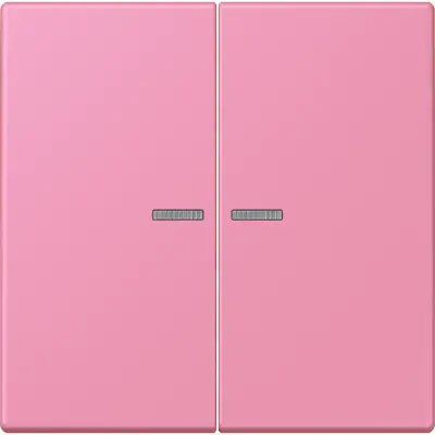 JUNG HOME schakelwip voor KNX-taster 2-voudig Les Couleurs rose vif 246 (LC 102 KO5 246)