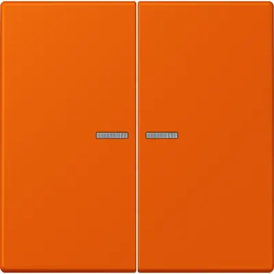 JUNG HOME schakelwip voor KNX-taster 2-voudig Les Couleurs orange vif 260 (LC 102 KO5 260)