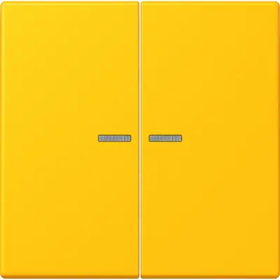 JUNG HOME schakelwip voor KNX-taster 2-voudig Les Couleurs le jaune vif 263 (LC 102 KO5 263)