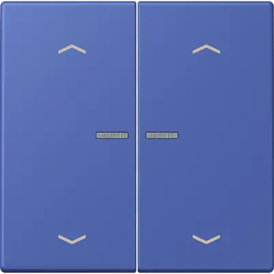 JUNG HOME schakelwip voor KNX-taster 2-voudig met pijlsymbolen Les Couleurs bleu outremer 31 206 (LC 102 KO5P 206)