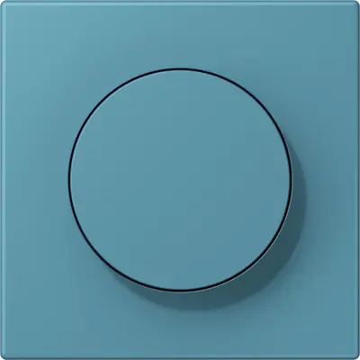 JUNG dimmerknop draaidimmer Les Couleurs ceruleen vif 212 (LC 1740 212)