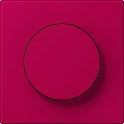 JUNG dimmerknop draaidimmer Les Couleurs rouge rubia 230 (LC 1740 230)