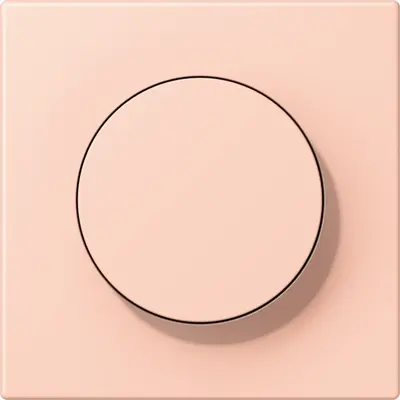 JUNG dimmerknop draaidimmer Les Couleurs I'ocre rouge clair 234 (LC 1740 234)