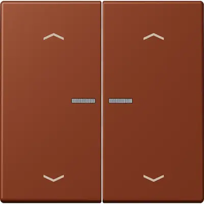 JUNG HOME schakelwip voor KNX-taster 2-voudig met pijlsymbolen Les Couleurs terre sienne brulee 59 247 (LC 102 KO5P 247)