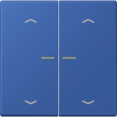 JUNG HOME schakelwip voor KNX-taster 2-voudig met pijlsymbolen Les Couleurs bleu outremer 59 253 (LC 102 KO5P 253)