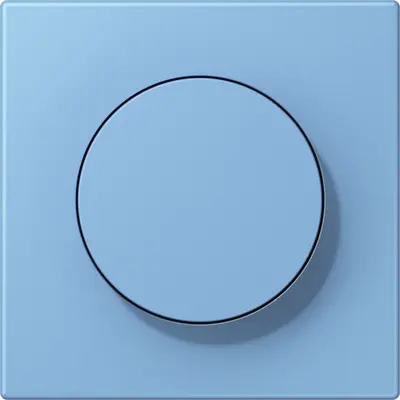 JUNG dimmerknop draaidimmer Les Couleurs bleu ceruleen 59 256 (LC 1740 256)