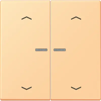 JUNG HOME schakelwip voor KNX-taster 2-voudig met pijlsymbolen Les Couleurs terre sienne clair 59 258 (LC 102 KO5P 258)