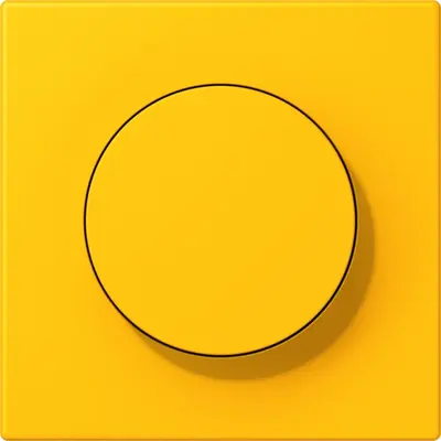 JUNG dimmerknop draaidimmer Les Couleurs le jaune vif 263 (LC 1740 263)