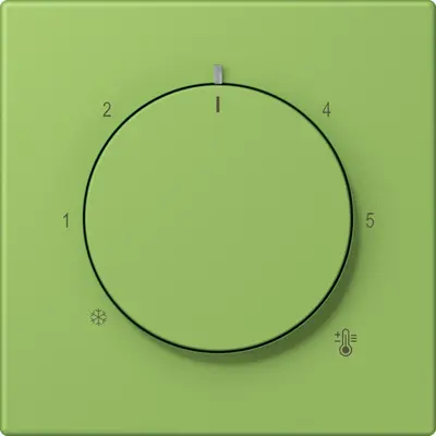 JUNG knop voor ruimtethermostaat Les Couleurs vert 31 220 (LC 1749 BF 220)