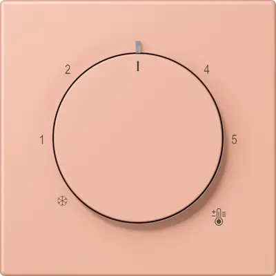 JUNG knop voor ruimtethermostaat Les Couleurs rose clair 231 (LC 1749 BF 231)