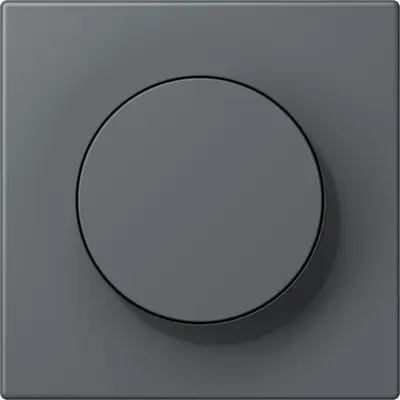 JUNG dimmerknop draaidimmer Les Couleurs gris fonce 31 202 (LC 1740 202)