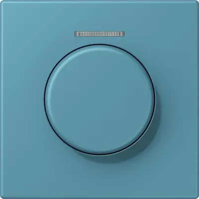JUNG bedieningselement / centraalplaat lens knx dr Les Couleurs ceruleen vif 212 (LC 1940 KO5 212)