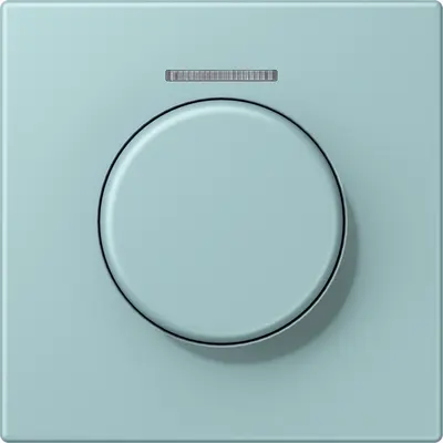 JUNG bedieningselement / centraalplaat lens knx dr Les Couleurs ceruleen clair 214 (LC 1940 KO5 214)