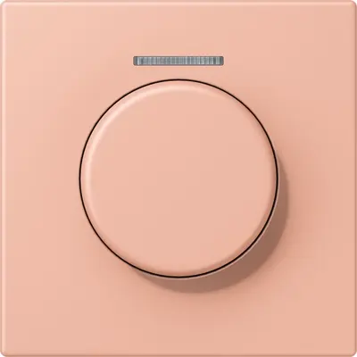 JUNG bedieningselement / centraalplaat lens knx dr Les Couleurs rose clair 231 (LC 1940 KO5 231)