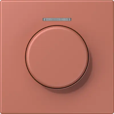 JUNG bedieningselement / centraalplaat lens knx dr Les Couleurs terre sienne brique 236 (LC 1940 KO5 236)