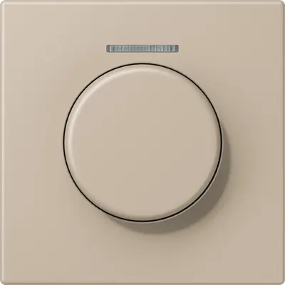 JUNG bedieningselement / centraalplaat lens knx dr Les Couleurs ombre naturelle claire 243 (LC 1940 KO5 243)