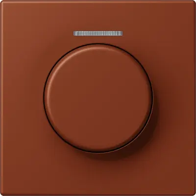JUNG bedieningselement / centraalplaat lens knx dr Les Couleurs terre sienne brulee 59 247 (LC 1940 KO5 247)