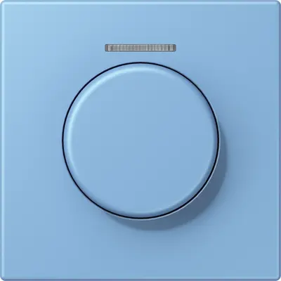 JUNG bedieningselement / centraalplaat lens knx dr Les Couleurs bleu ceruleen 59 256 (LC 1940 KO5 256)