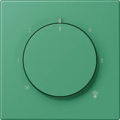 JUNG knop voor ruimtethermostaat Les Couleurs vert 59 250 (LC 1749 BF 250)