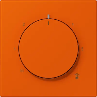 JUNG knop voor ruimtethermostaat Les Couleurs orange vif 260 (LC 1749 BF 260)