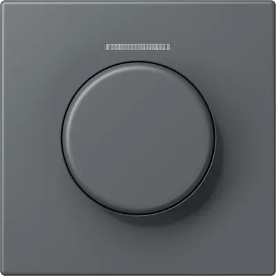 JUNG bedieningselement / centraalplaat lens knx dr Les Couleurs gris fonce 31 202 (LC 1940 KO5 202)