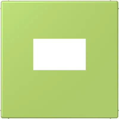 JUNG centraalplaat USB-lader met klikbevestiging Les Couleurs vert clair 221 (LC 1969 USB 221)