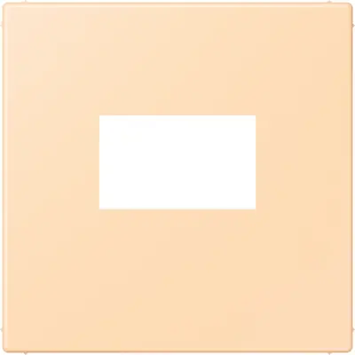 JUNG centraalplaat USB-lader met klikbevestiging Les Couleurs ocre 223 (LC 1969 USB 223)