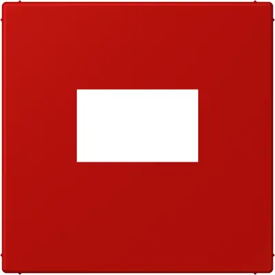 JUNG centraalplaat USB-lader met klikbevestiging Les Couleurs rouge vermillon 31 227 (LC 1969 USB 227)