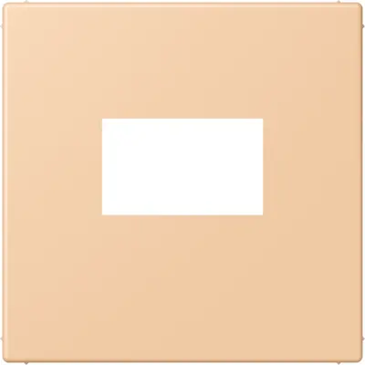 JUNG centraalplaat USB-lader met klikbevestiging Les Couleurs terre sienne claire 31 237 (LC 1969 USB 237)